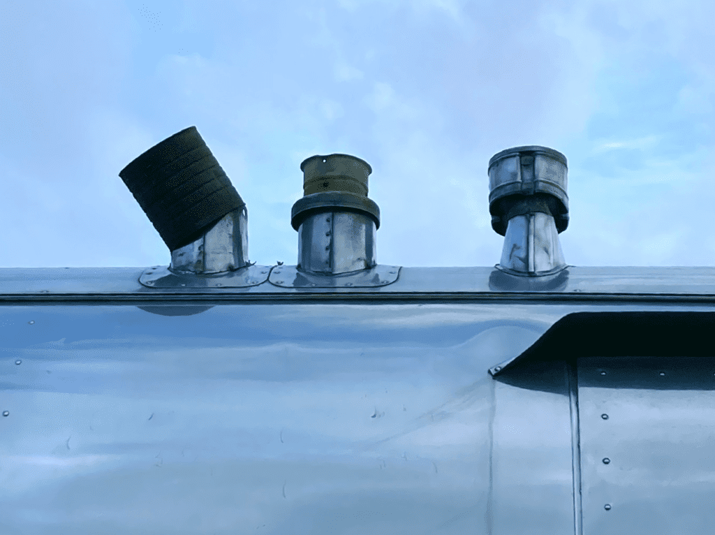 Dettaglio del tetto dell’Avion.