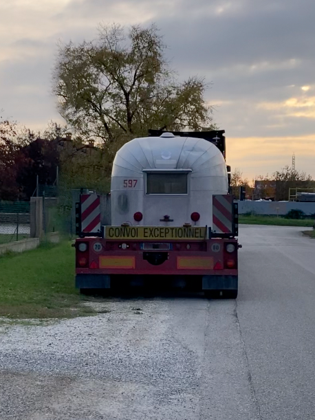 Vintage trailer sul rimorchio