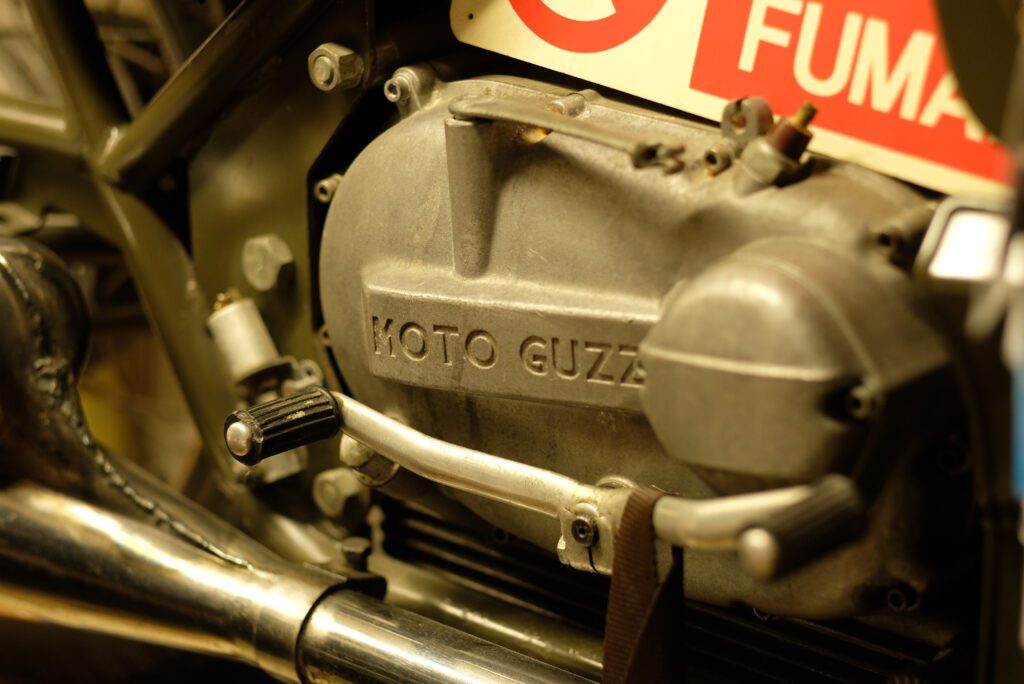 Dettaglio di un motore Moto Guzzi