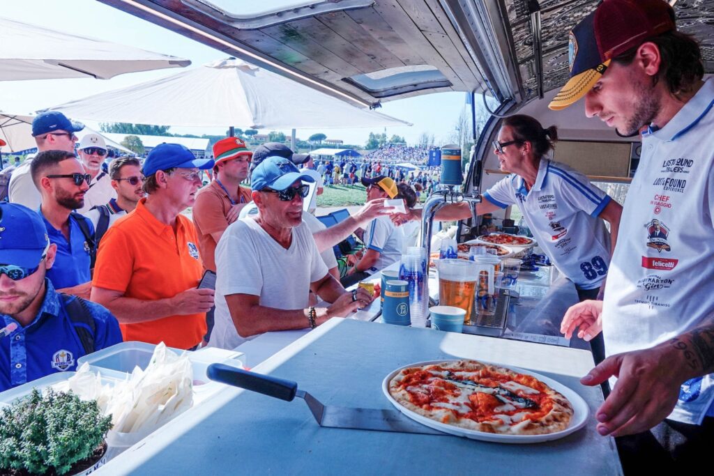 Airstream Catering alla Ryder Cup